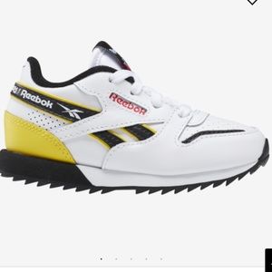 Reebok leather ripple ATI 90’s shoes toddler